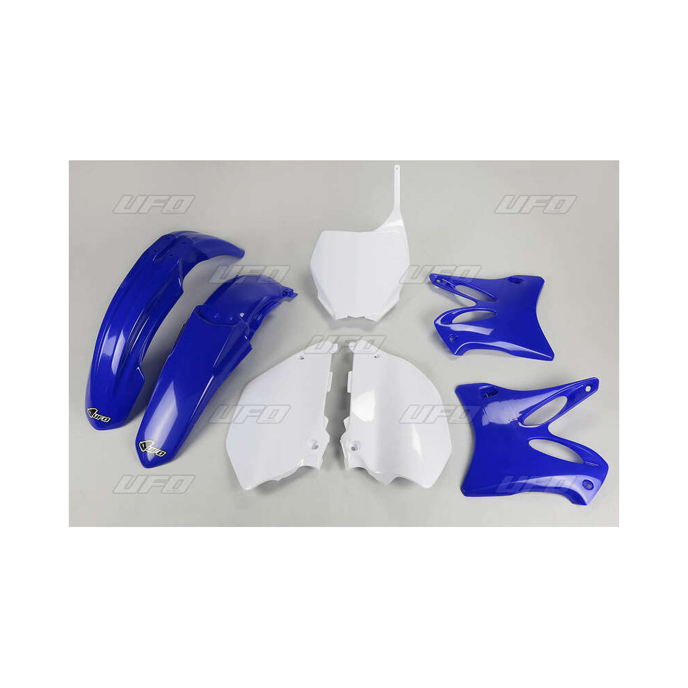 Kit plastique UFO couleur origine bleu/blanc Yamaha YZ125/144/250