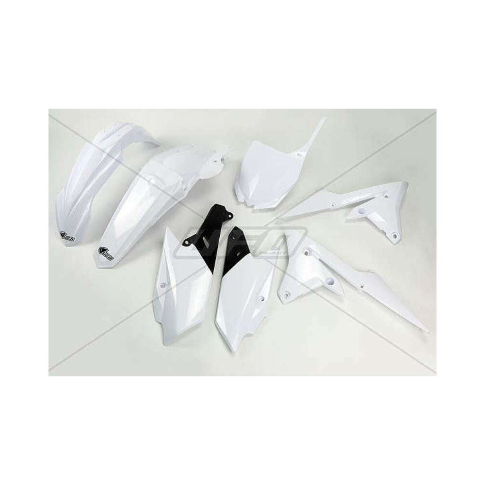 Kit plastique UFO blanc Yamaha YZ250F/450F