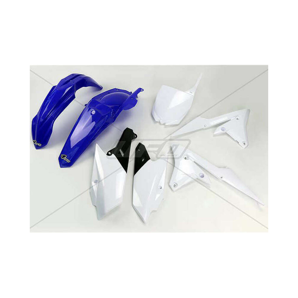 Kit plastique UFO couleur origine (2014) bleu/blanc/noir Yamaha YZ250F/450F