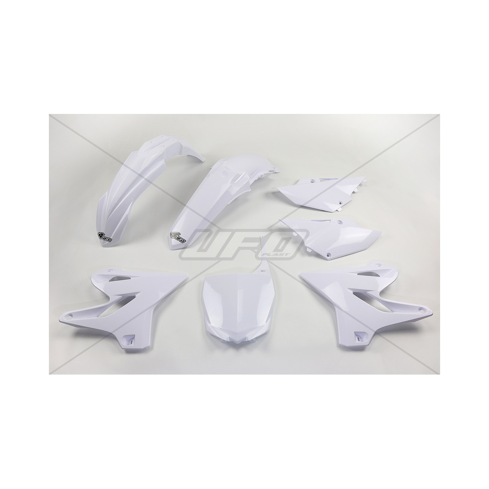 Kit plastique UFO blanc Yamaha YZ125/250