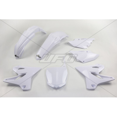 Kit plastique UFO blanc Yamaha YZ125/250