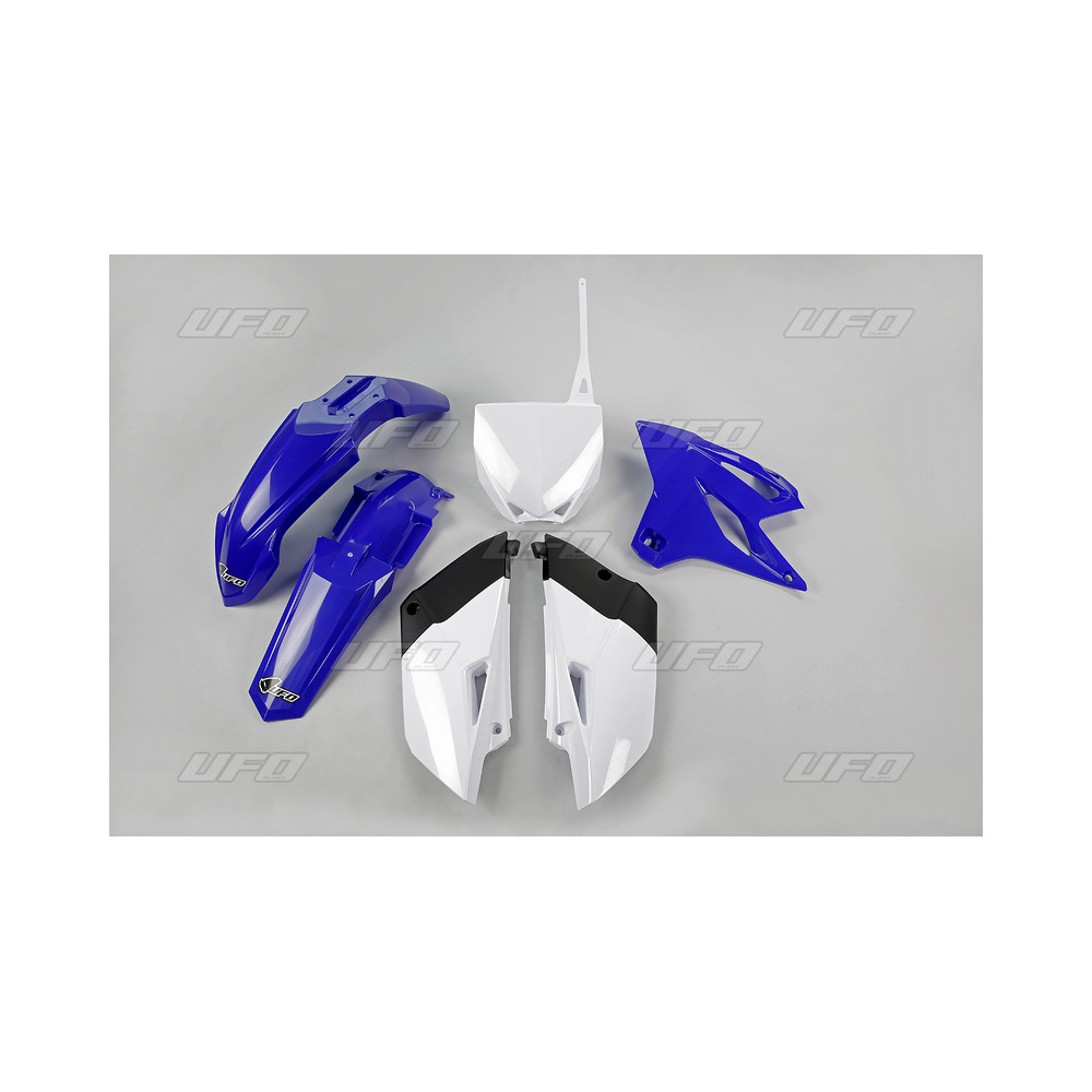 Kit plastique UFO couleur origine bleu/blanc Yamaha YZ85