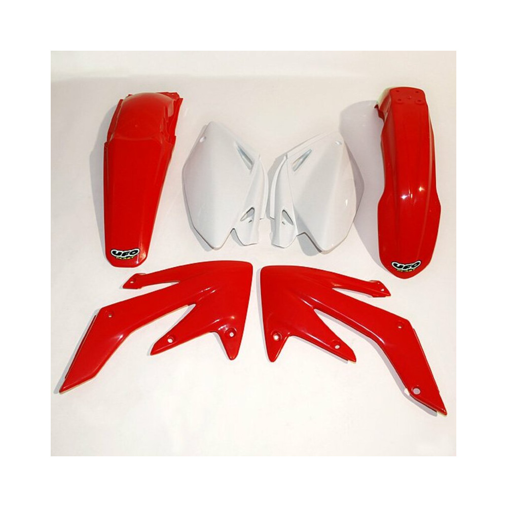 Kit plastique UFO couleur origine rouge/blanc Honda CRF250R