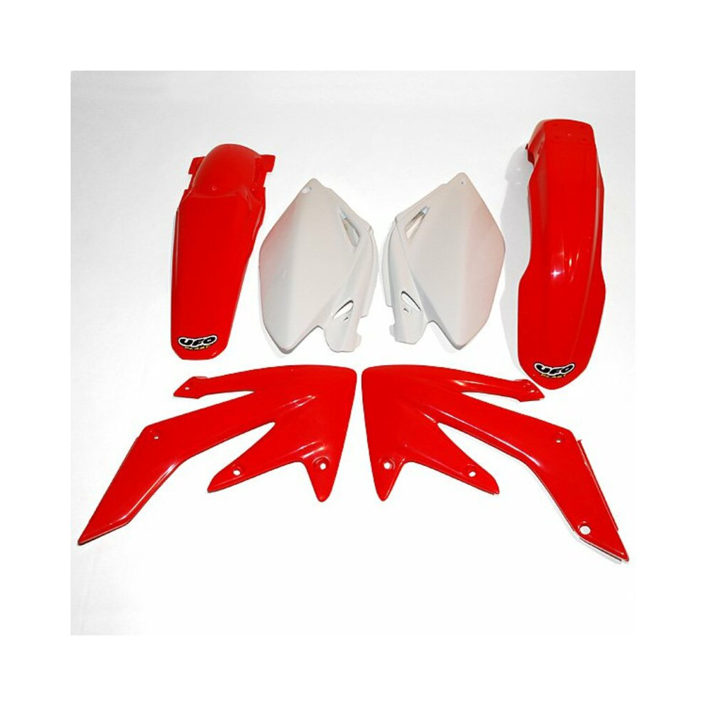 Kit plastique UFO couleur origine rouge/blanc Honda CRF250R