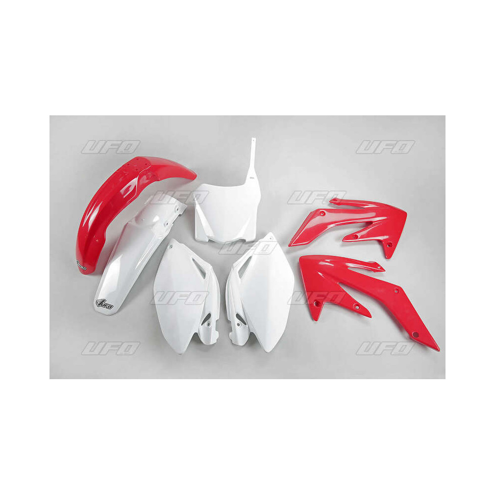 Kit plastique UFO couleur origine rouge/blanc (2009) Honda CRF250R