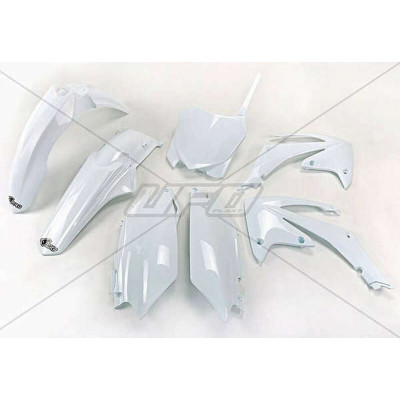 Kit plastique UFO blanc Honda CRF250R/450R