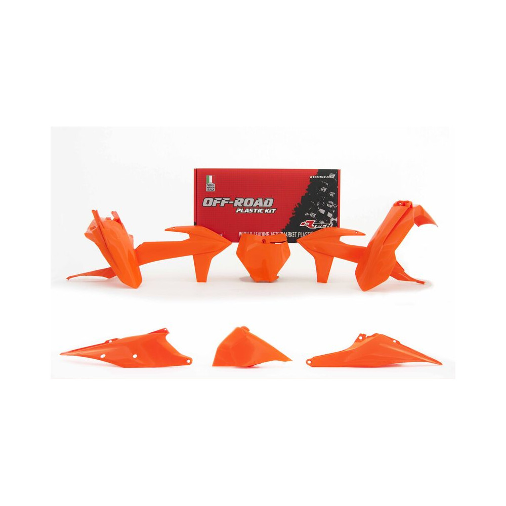 Kit plastiques RACETECH orange - KTM