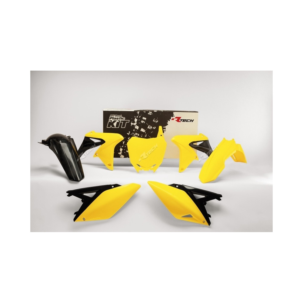 Kit plastique RACETECH couleur origine (14-16) jaune/noir Suzuki RM-Z250