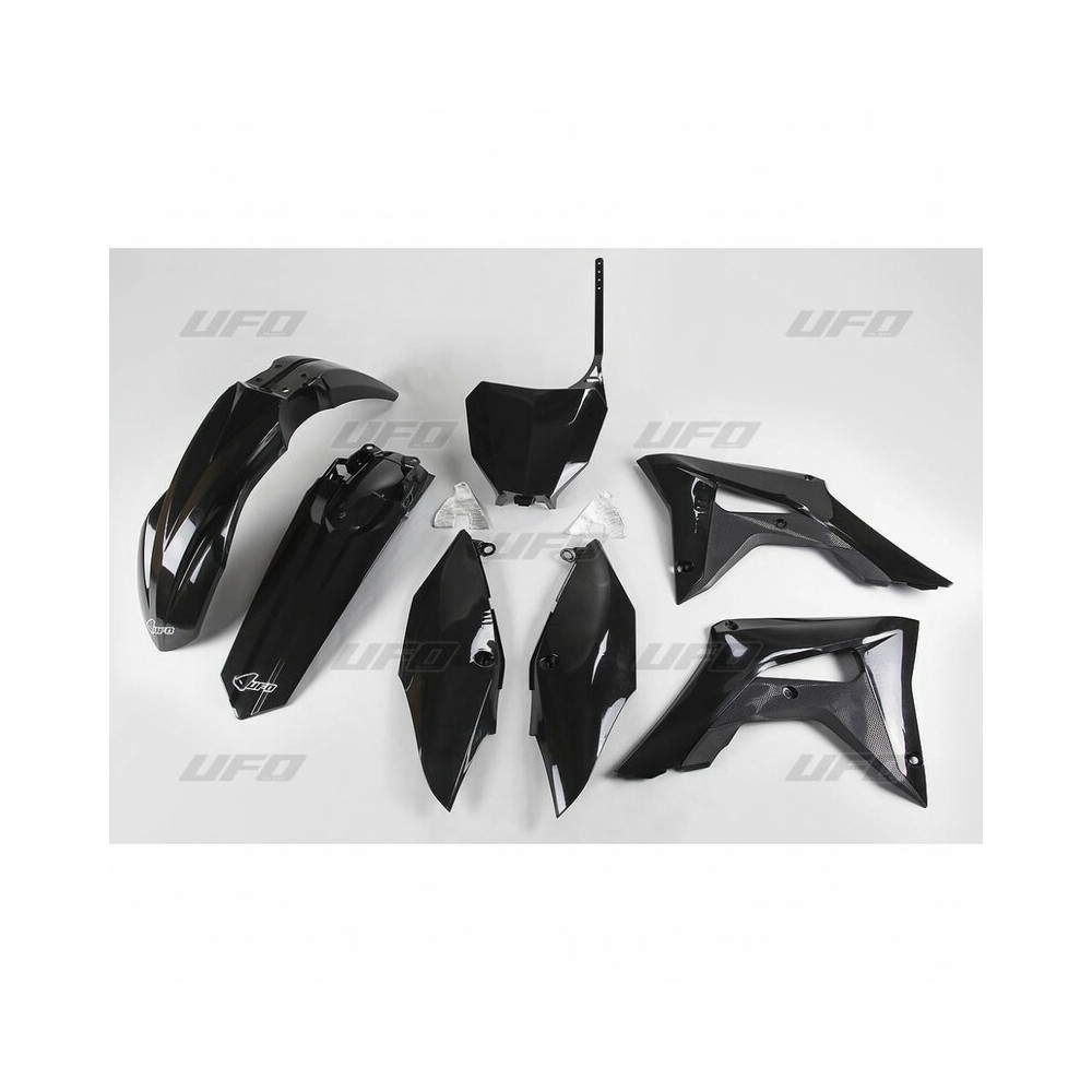 Kit plastique UFO noir Honda CRF450R