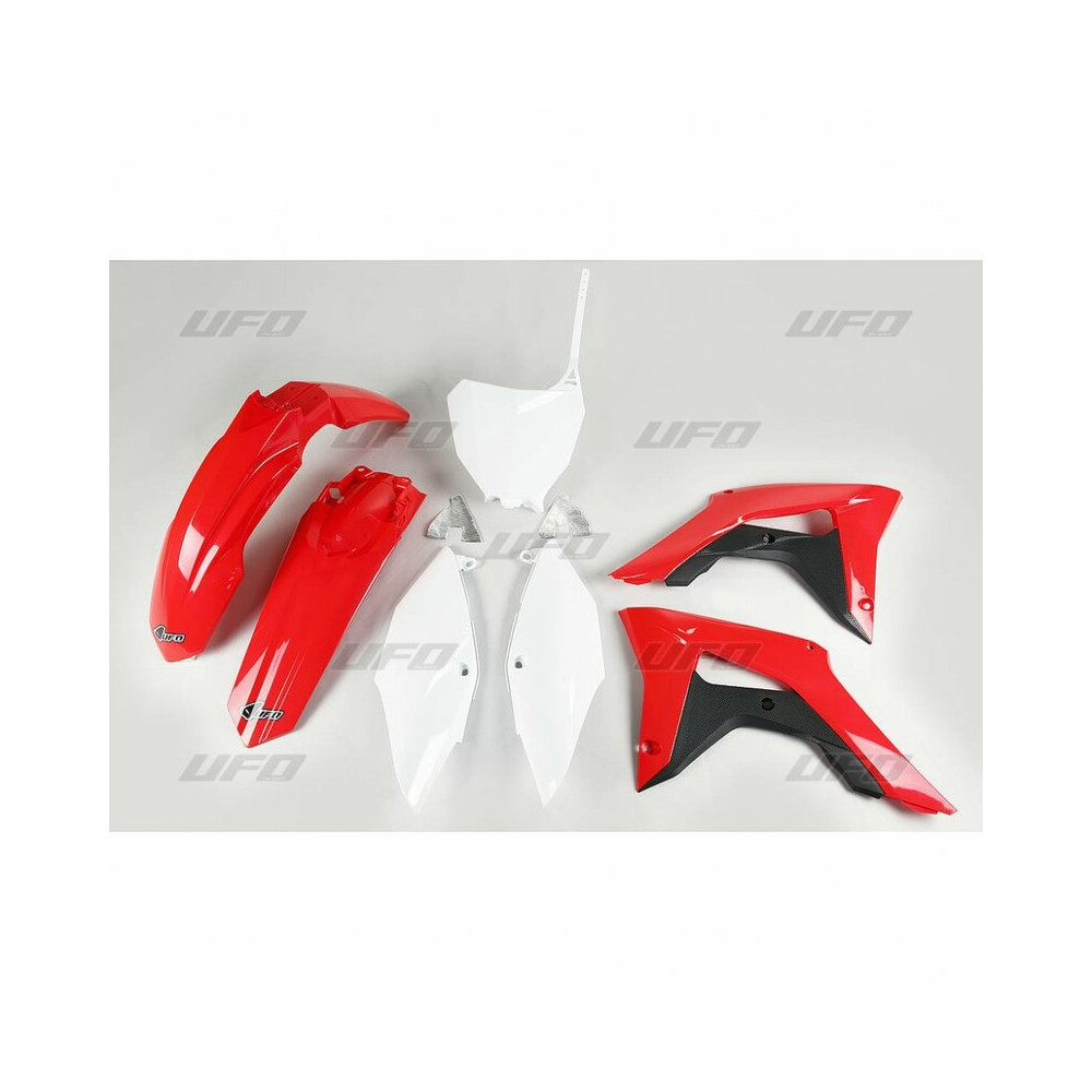 Kit plastique UFO origine (2017) rouge/noir/blanc Honda CRF450R