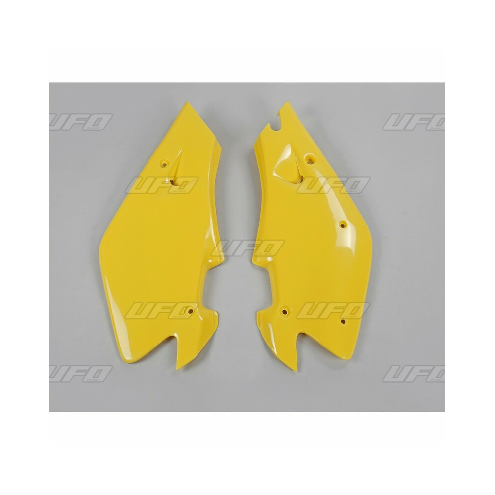 Plaques latérales UFO jaune Husqvarna