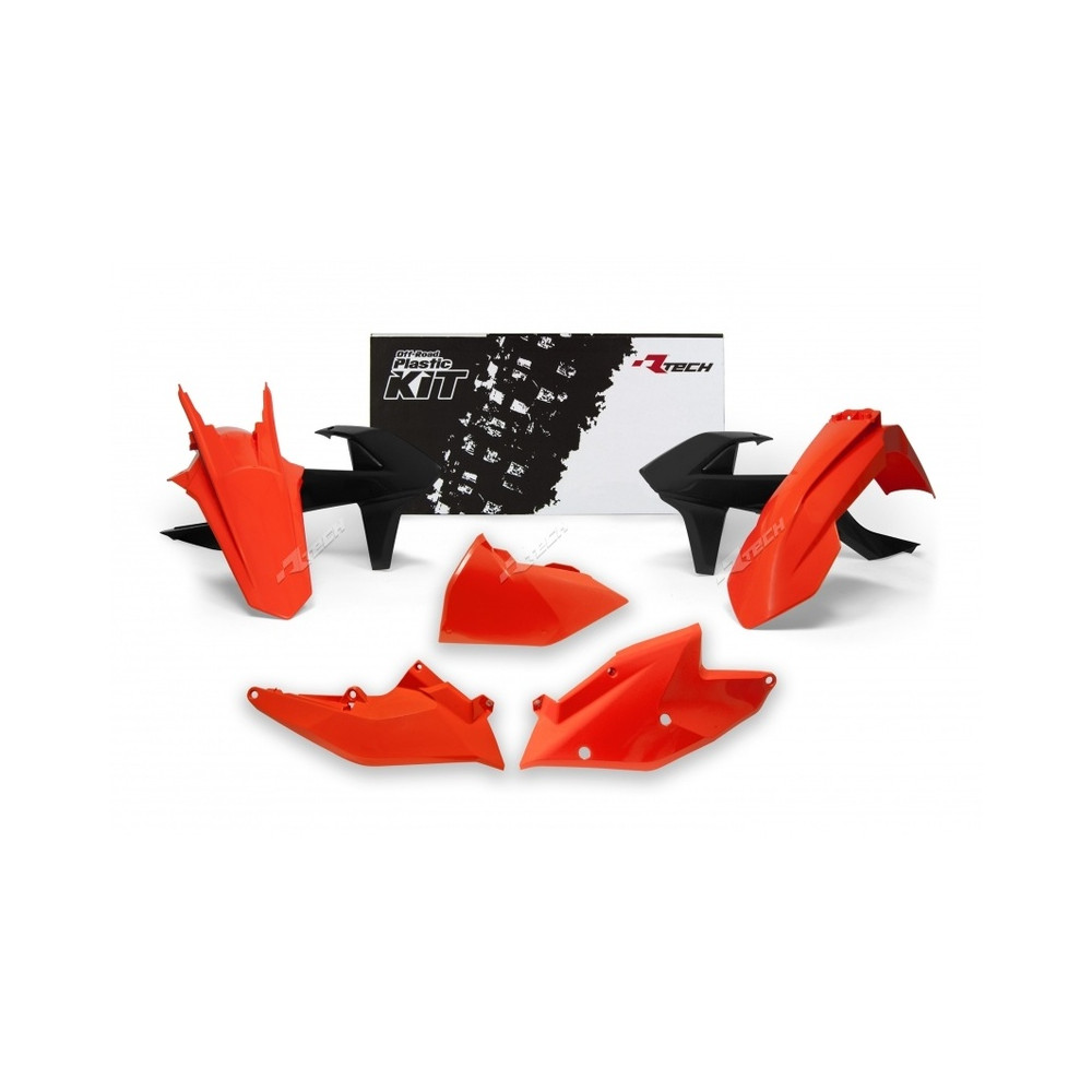 Kit plastique RACETECH couleur origine (2018) rouge/blanc/noir KTM