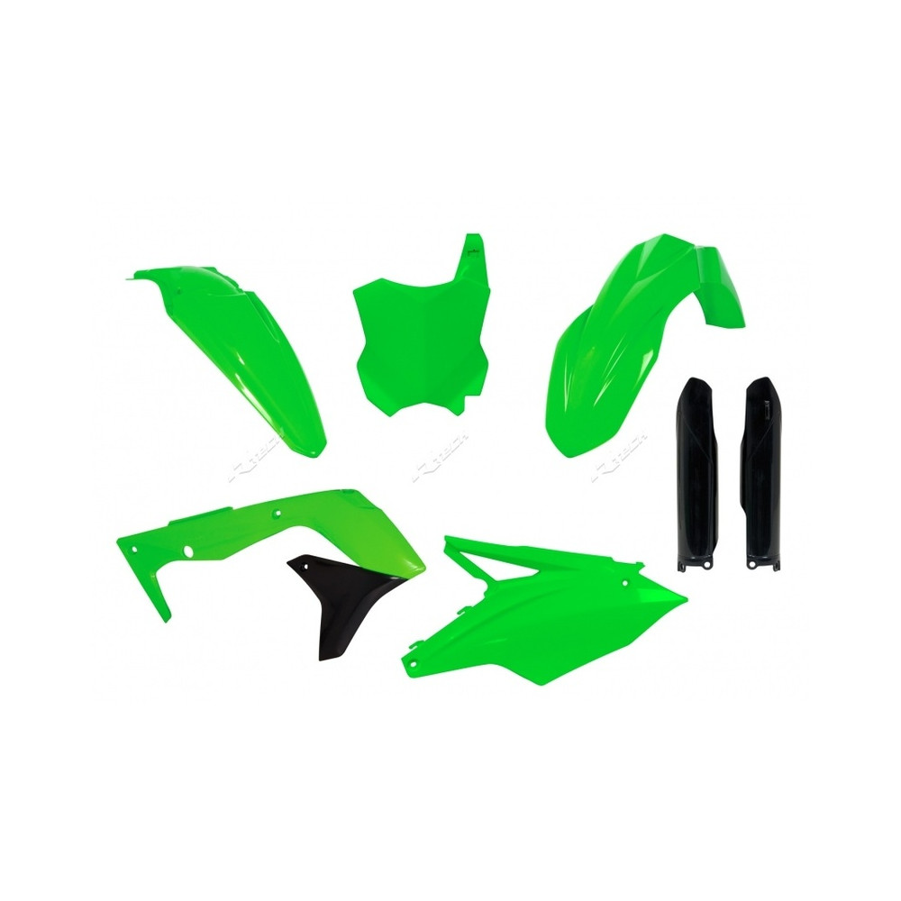 Kit plastique RACETECH vert fluo Kawasaki KX450F