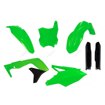 Kit plastique RACETECH vert fluo Kawasaki KX450F