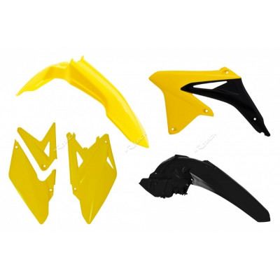 Kit plastique RACETECH couleur origine jaune/noir Suzuki RMX450Z