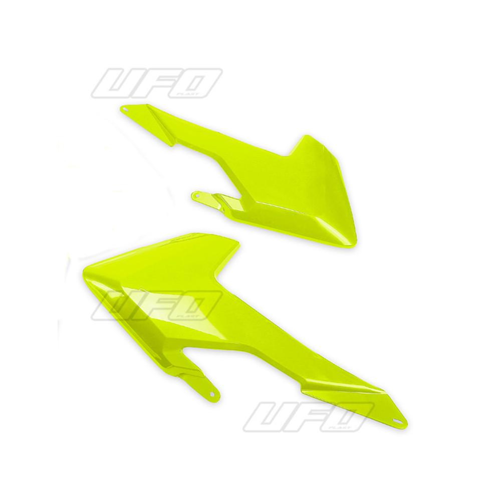 Ouïes de radiateur UFO jaune fluo Husqvarna TC-FC