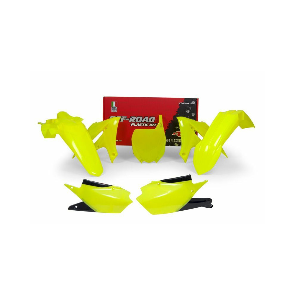 Kit plastique RACETECH jaune fluo Yamaha YZ-450F