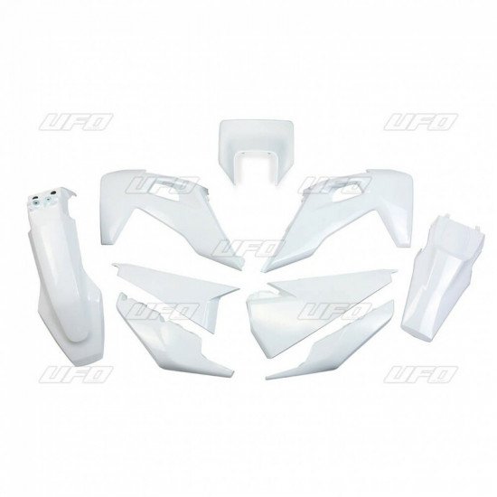 Kit plastiques UFO blanc Husqvarna FE/TE