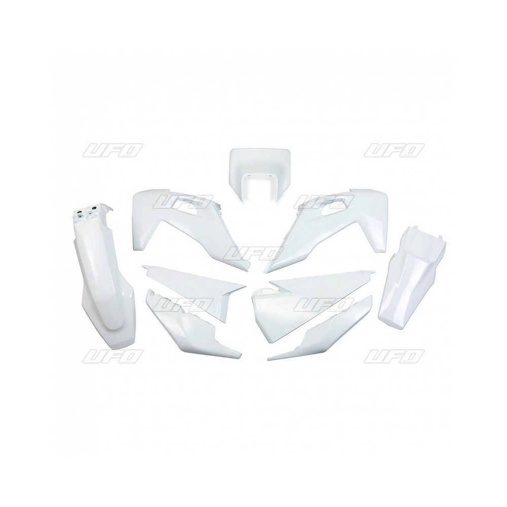 Kit plastiques UFO blanc Husqvarna FE/TE