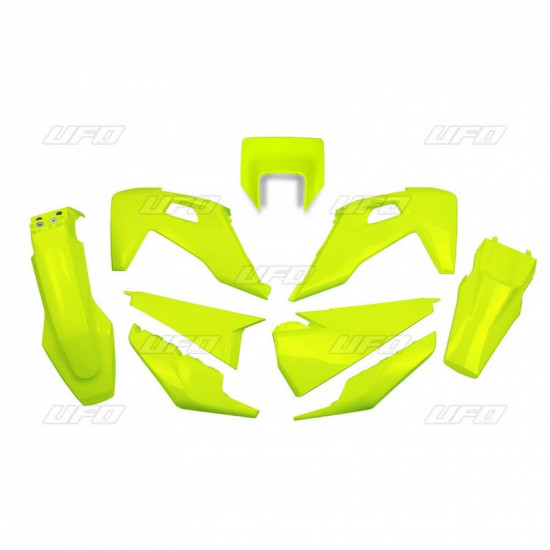 Kit plastiques UFO jaune fluo Husqvarna FE/TE