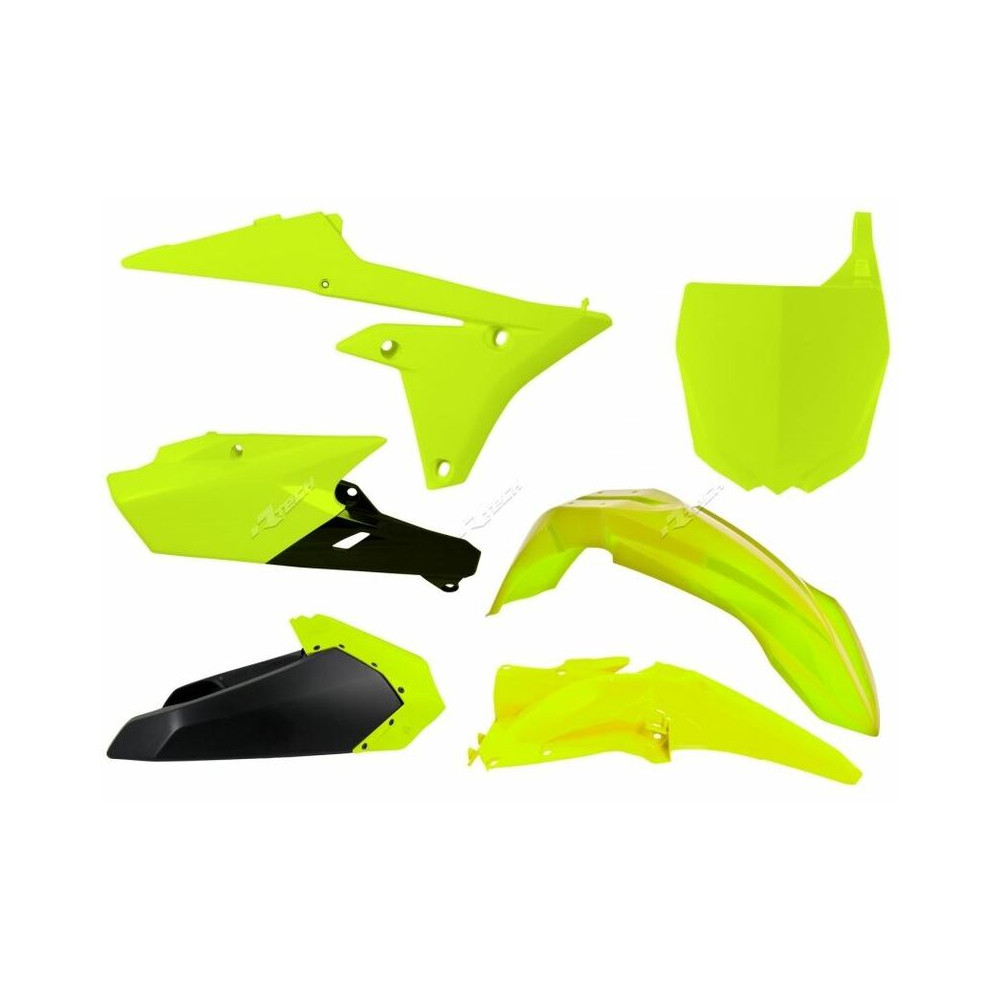 Kit plastique RACETECH jaune fluo/noir Yamaha YZ250F/450F