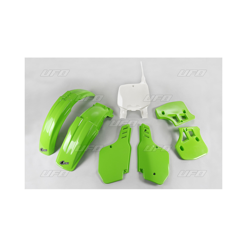 Kit plastique UFO couleur origine Kawasaki KX500