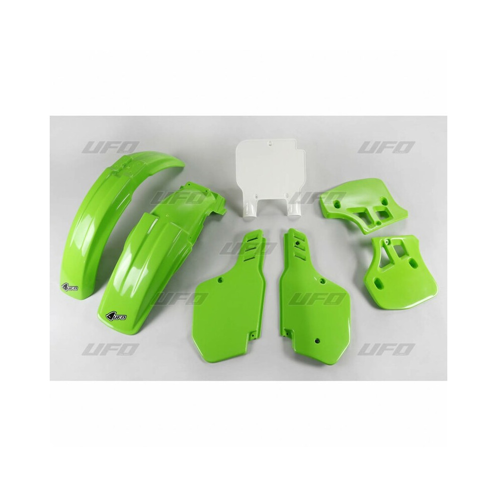 Kit plastique UFO couleur origine Kawasaki KX500