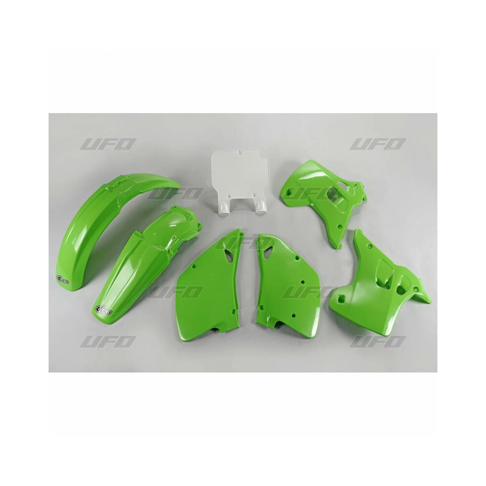 Kit plastique UFO couleur origine Kawasaki KX125/250