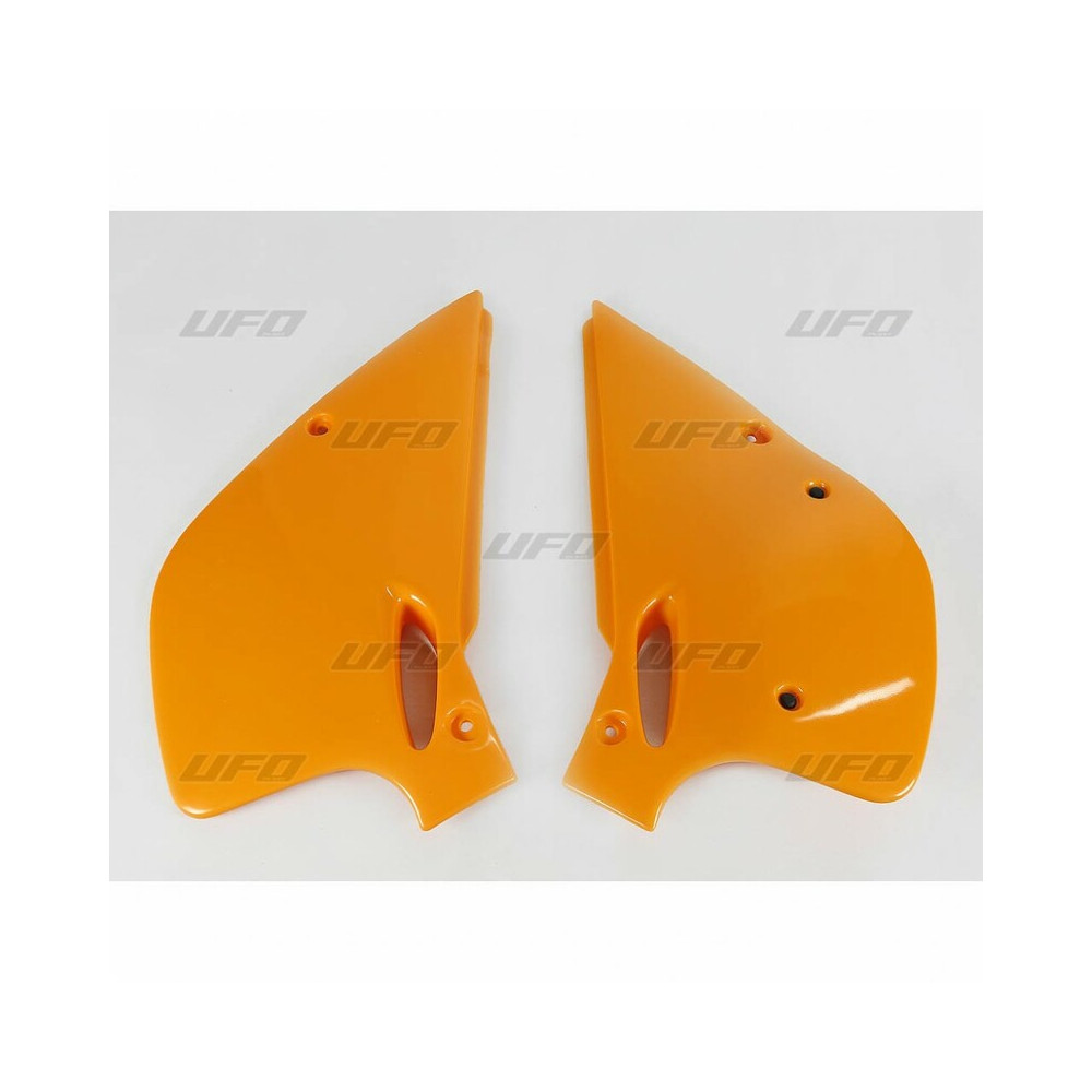 Plaques latérales UFO orange KTM