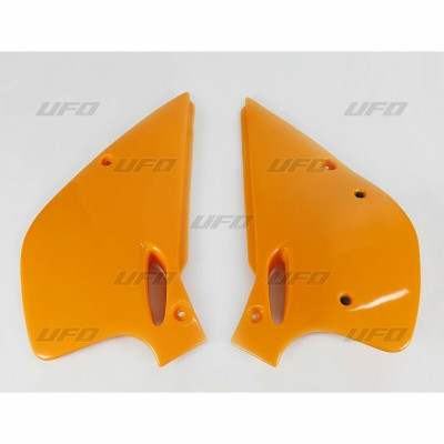 Plaques latérales UFO orange KTM