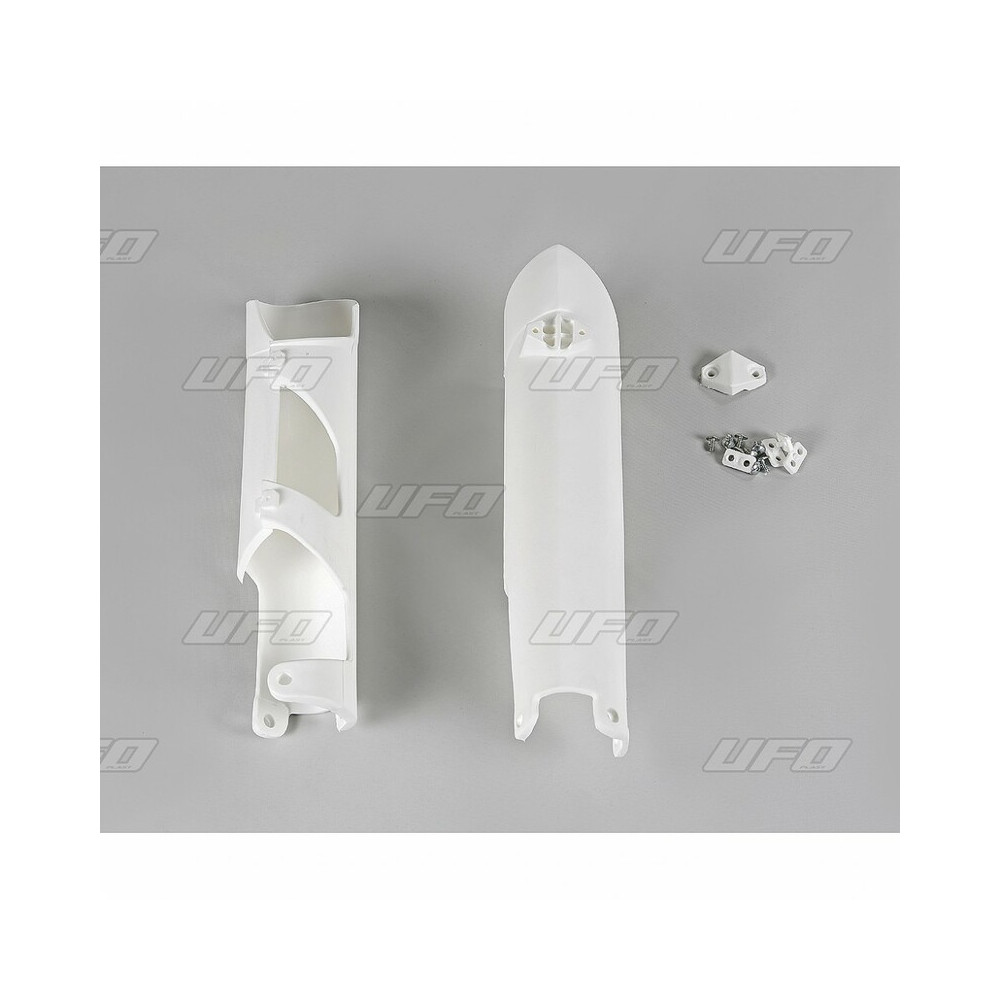 Protections de fourche UFO blanc KTM