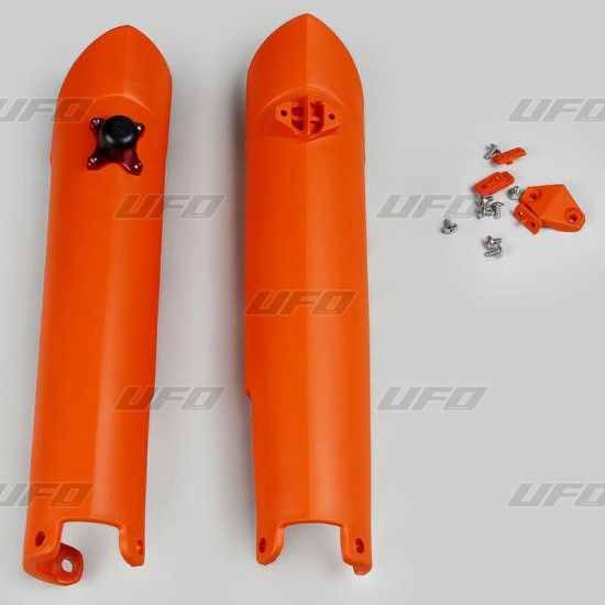 Protections de fourche UFO orange KTM