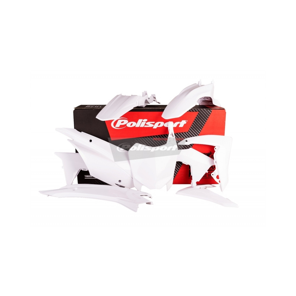 Kit plastique POLISPORT blanc Honda CRF110F