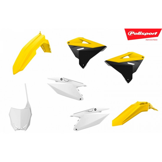 Kit plastiques POLISPORT couleur origine 2019 Suzuki RM125/250