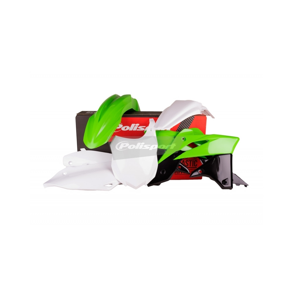 Kit plastique POLISPORT couleur origine (14-15) Kawasaki KX250F