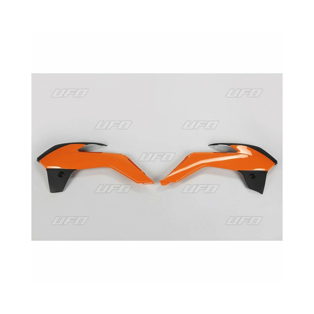 Ouïes de radiateur UFO couleur origine 2013 orange/noir KTM SX85