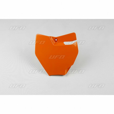 Plaque numéro frontale UFO orange KTM SX65