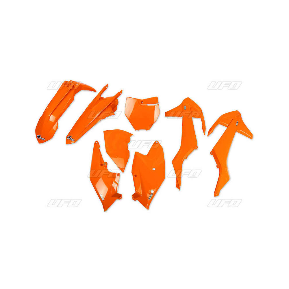 Kit plastique UFO orange fluo KTM