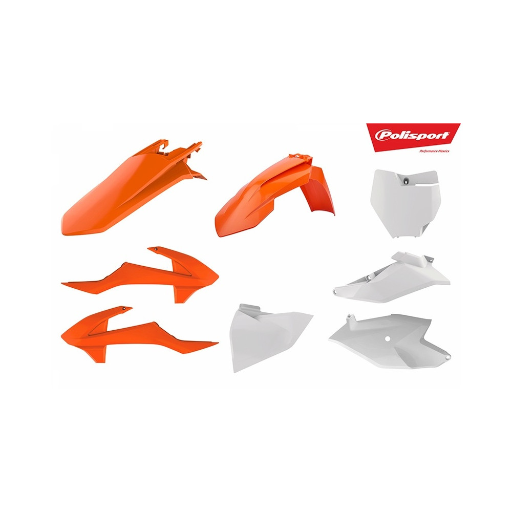 Kit plastique POLISPORT couleur origine (2018) KTM SX85