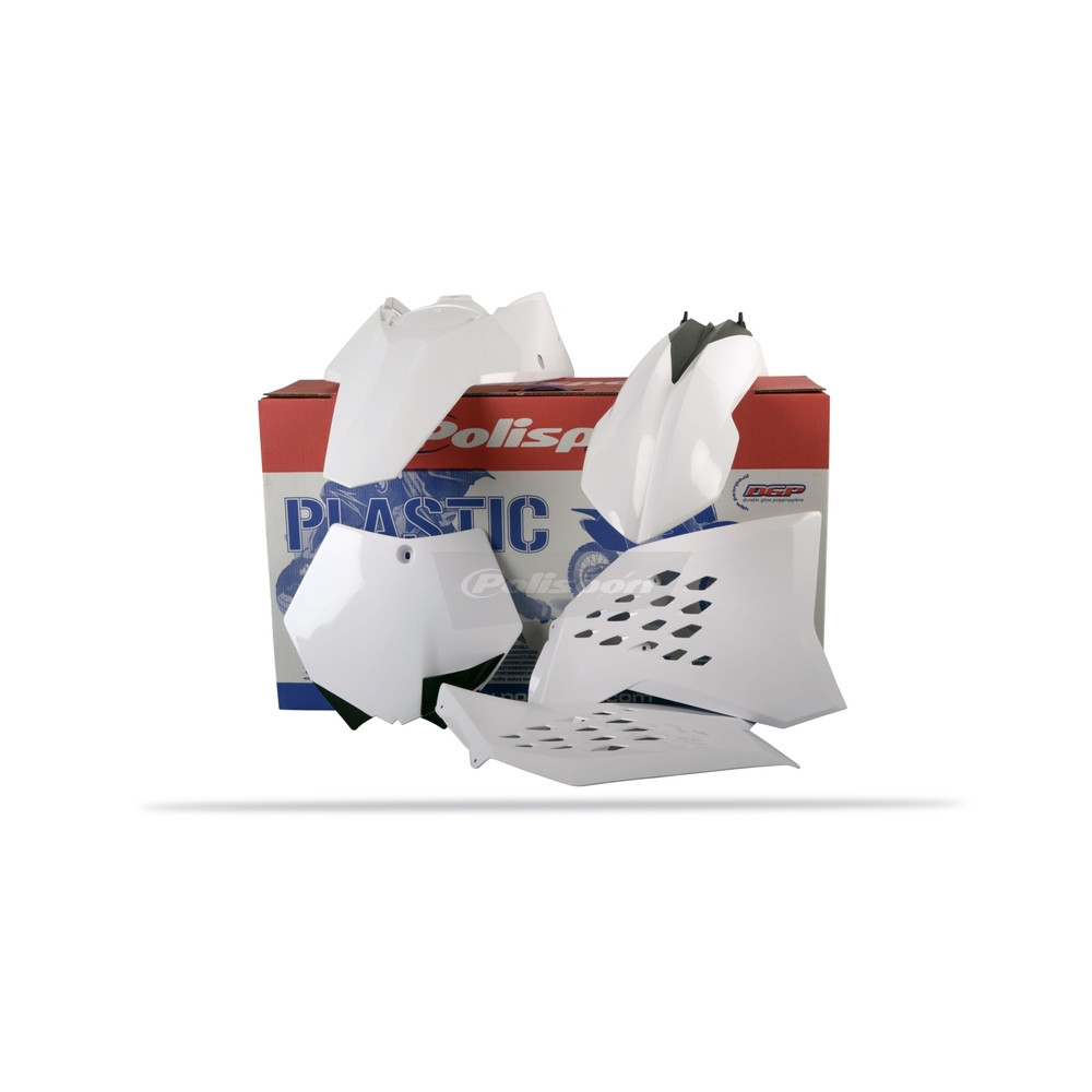 Kit plastique POLISPORT blanc KTM