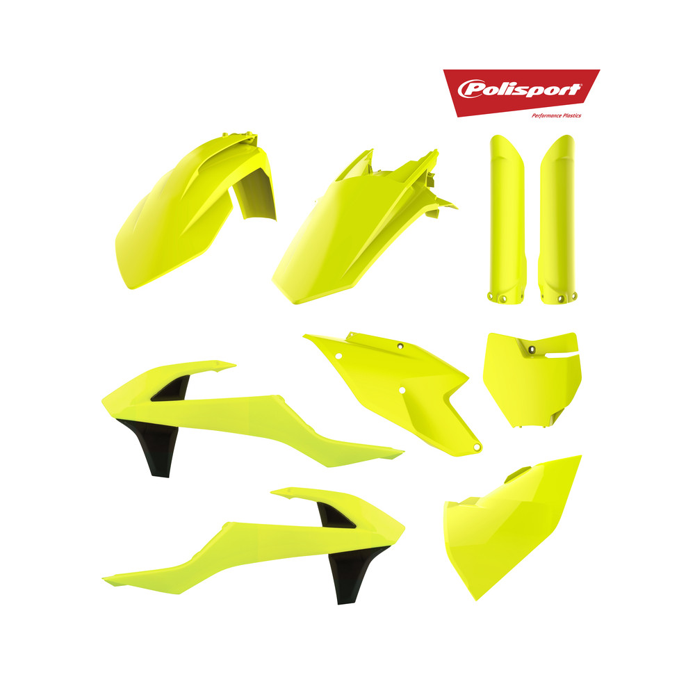 Kit plastique POLISPORT jaune fluo KTM SX/SX-F