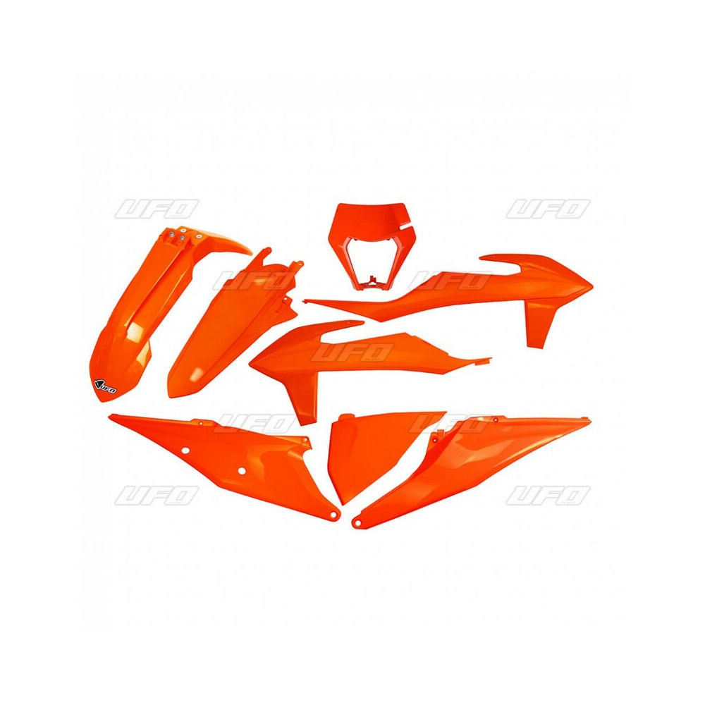 Kit plastiques UFO orange fluo KTM EXC/EXC-F