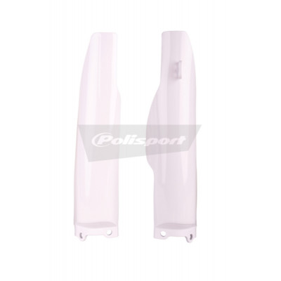 Protections de fourche POLISPORT blanc Kawasaki/Suzuki