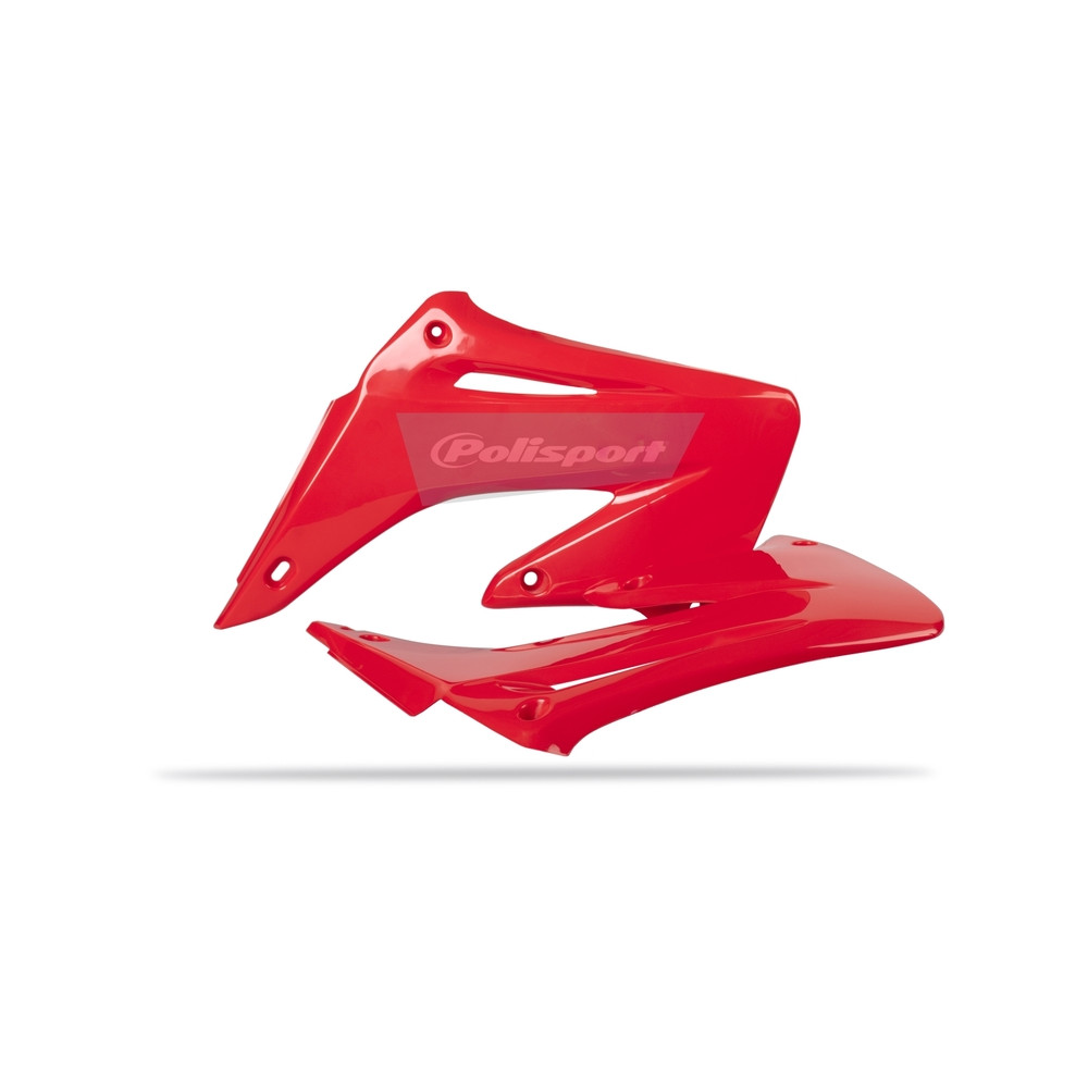 Ouïes de radiateur POLISPORT rouge Honda CRF250R/CRF450R