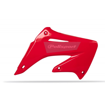 Ouïes de radiateur POLISPORT rouge Honda CRF250R/CRF450R