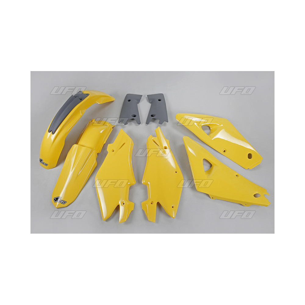 Kit plastique UFO couleur origine jaune/gris Husqvarna CR125/250