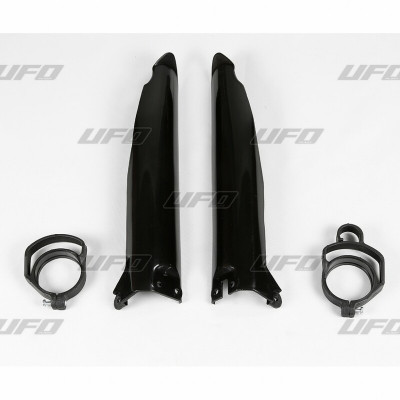 Protections de fourche UFO noir Kawasaki KX