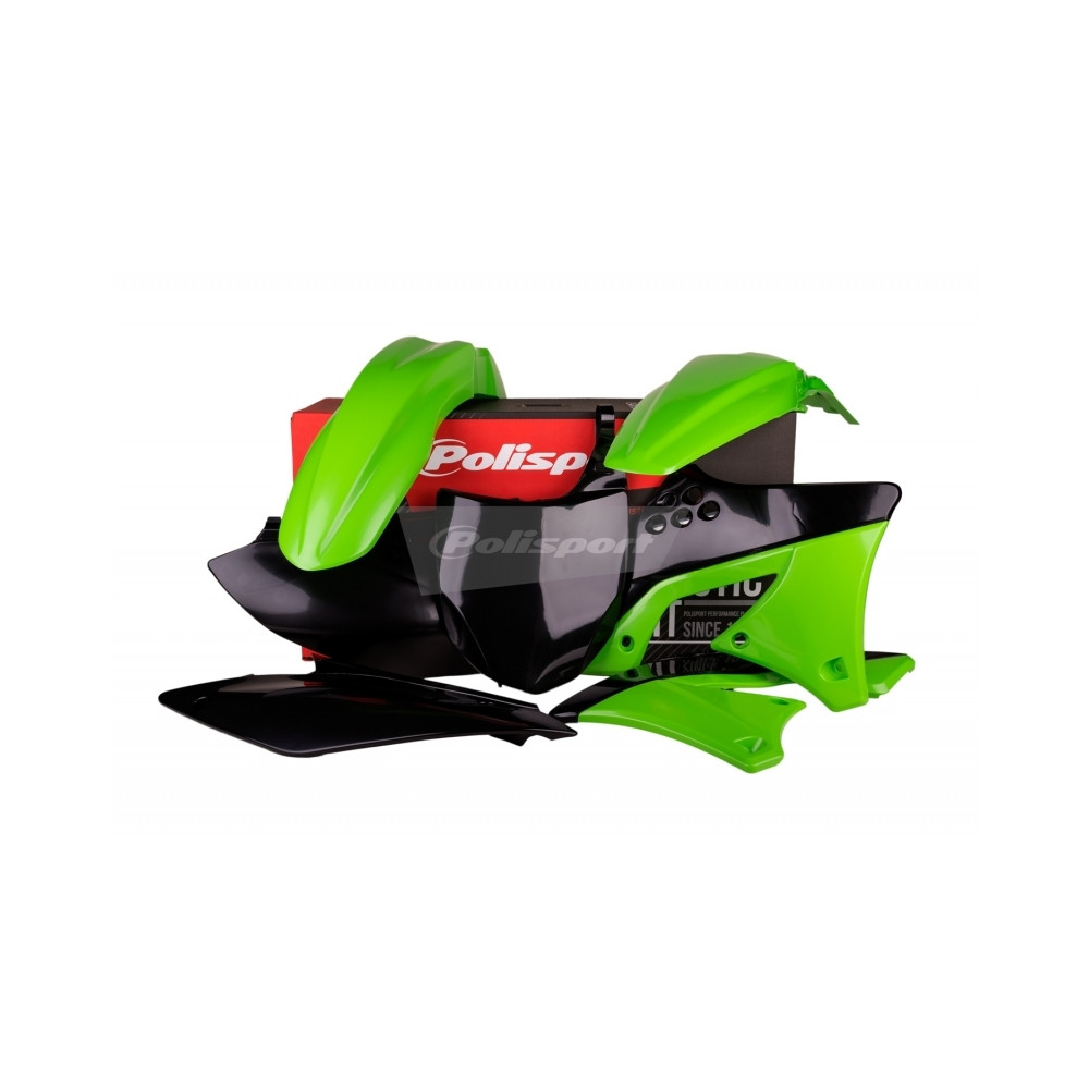 Kit plastique POLISPORT couleur origine (2012) Kawasaki KX250F