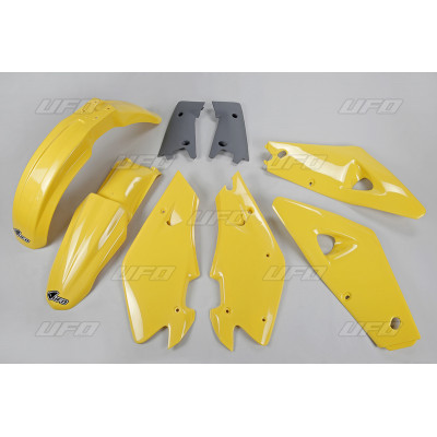 Kit plastique UFO couleur origine jaune/gris Husqvarna CR125/250