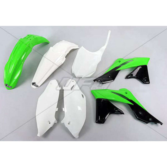 Kit plastique UFO couleur origine (2016) vert/noir/blanc Kawasaki KX250F